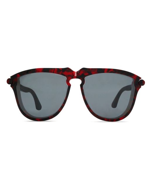 Burberry pilot-frame tortoiseshell sunglasses