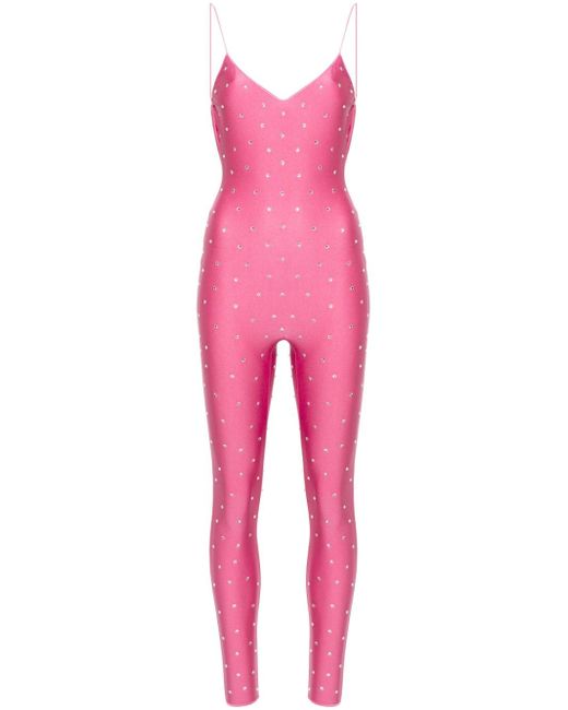Oséree crystal-embellished jumpsuit