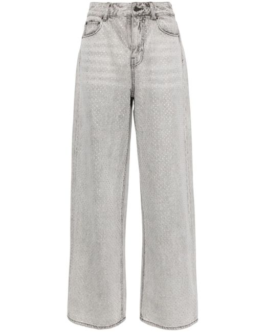 Jnby rhinestone-embellished jeans