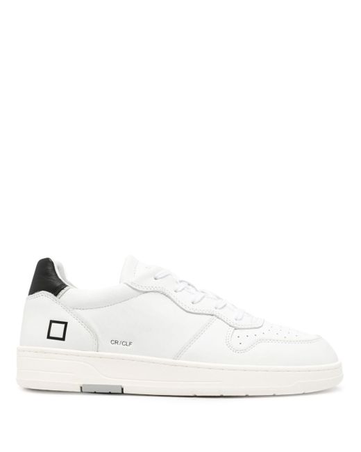 D.A.T.E. Court leather sneakers