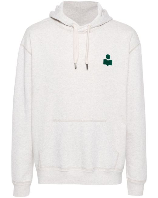 Marant Matte flocked-logo sweatshirt
