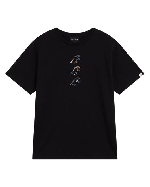 SPORT b. by agnès b. logo-flocked T-shirt