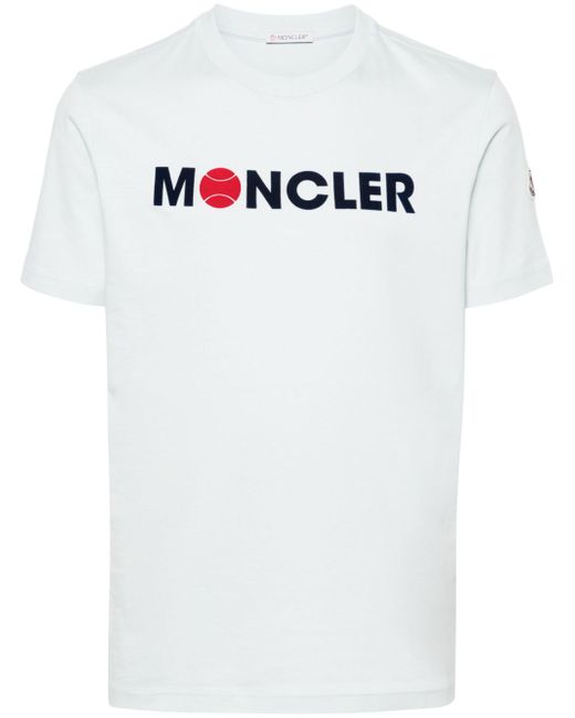 Moncler logo-flocked T-shirt