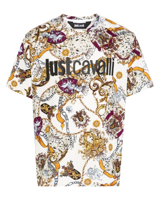 Just Cavalli graphic-print T-shirt