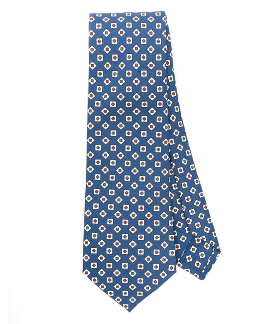 Canali patterned-jacquard tie
