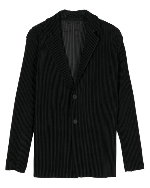 Homme Pliss Issey Miyake Tailored Pleats single-breasted suit jacket