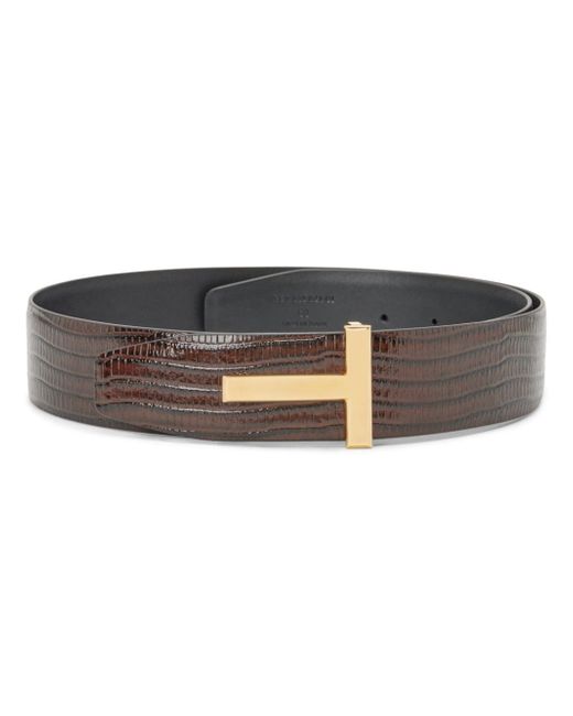 Tom Ford T-buckle leather belt