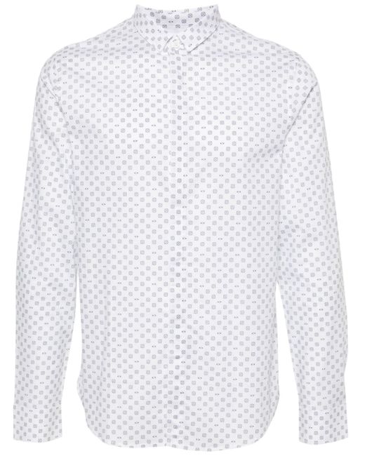 Armani Exchange graphic-print cotton shirt