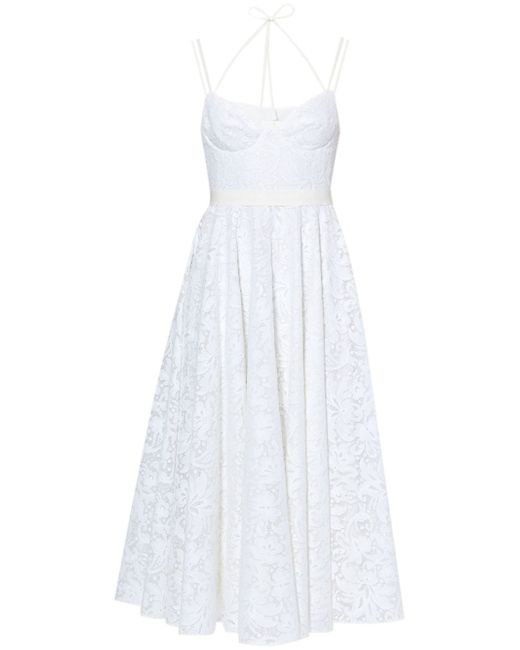 Erdem Rea strap-detail lace gown