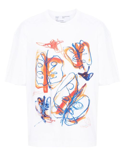 Etudes x Julian Farade abstract-print T-shirt