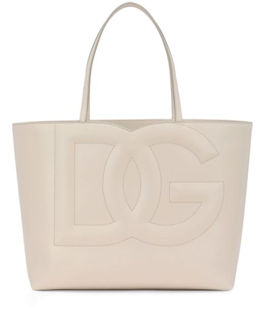 Dolce & Gabbana logo-embossed tote bags