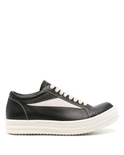Rick Owens lace-up leather sneakers