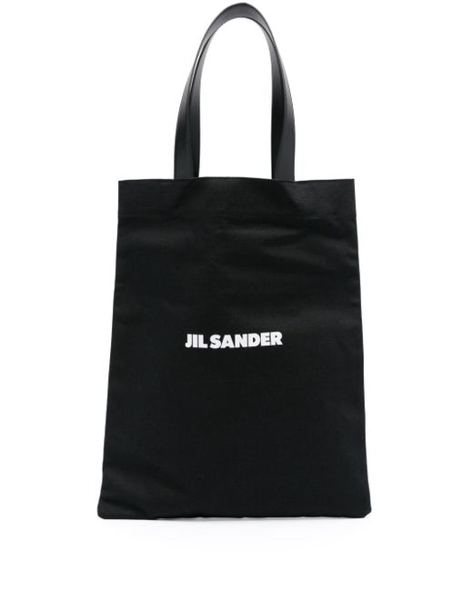 Jil Sander Book logo-print tote bag