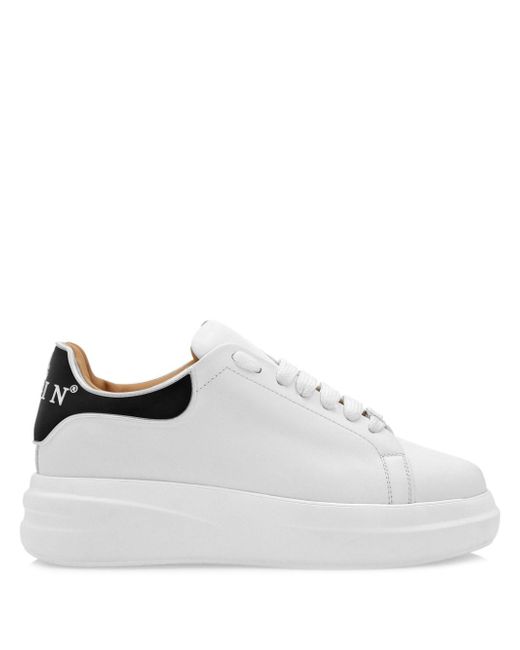 Philipp Plein lace-up leather sneakers