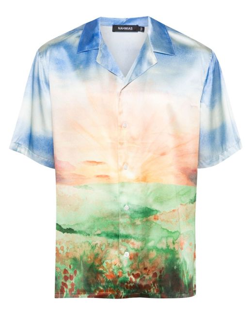 Nahmias Summerland Sunset silk shirt