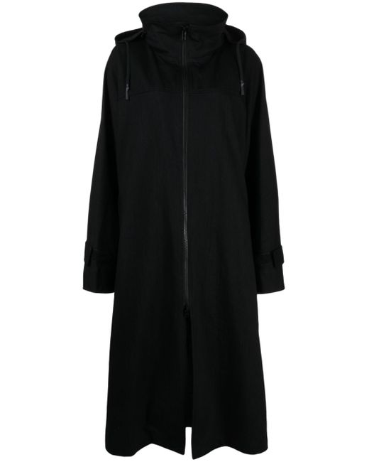 Yohji Yamamoto hooded long coat