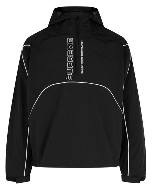 Supreme panelled half-zip pullover jacket