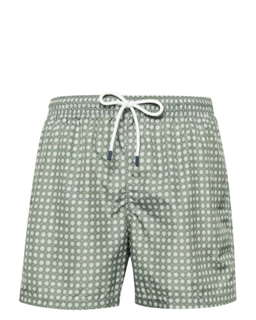 Fedeli Madeira floral-print swim shorts