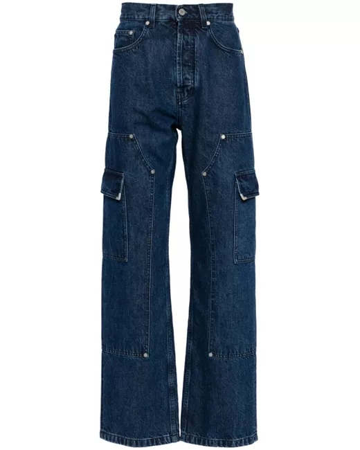 Palm Angels Frame straight-leg cargo jeans