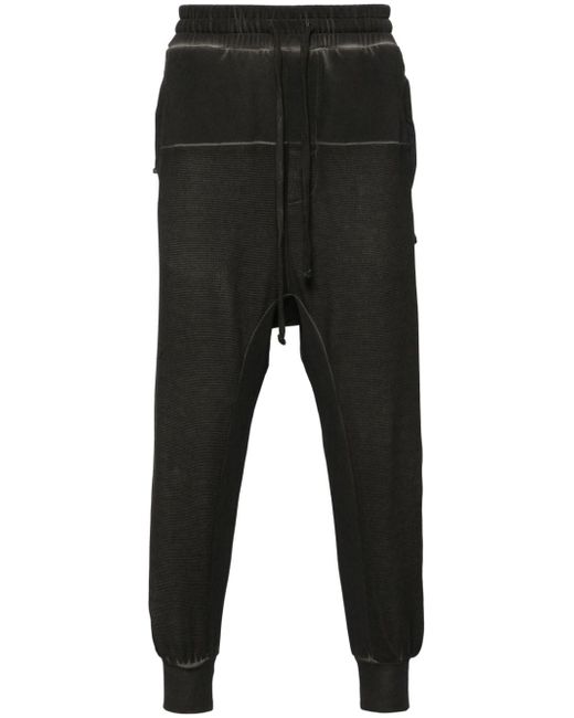Thom Krom ribbed-panel drop-crotch trousers