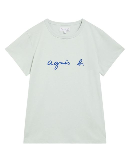 Agnès B. logo-print T-shirt