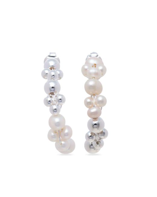 Completedworks pearl-embellished drop earrings