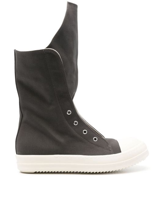 Rick Owens DRKSHDW oversize-tongue sneaker boots