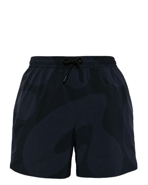 Alpha Tauri Popir abstract-pattern swim shorts