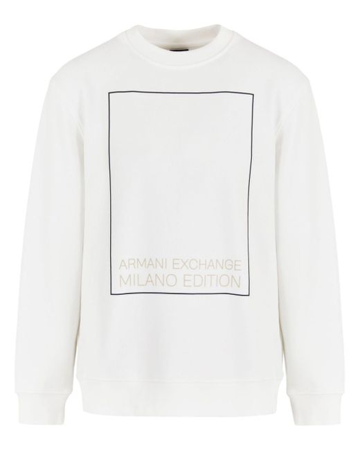 Armani Exchange logo-print sweatshirt