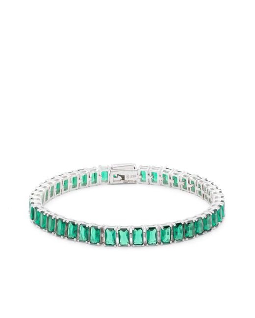 Hatton Labs emerald-cut tennis-chain bracelet