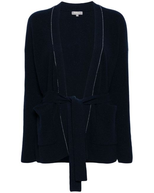 N.Peal belted cashmere cardigan