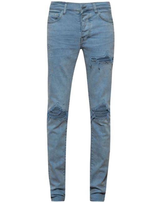 Amiri MX1 mesh-embellishment jeans