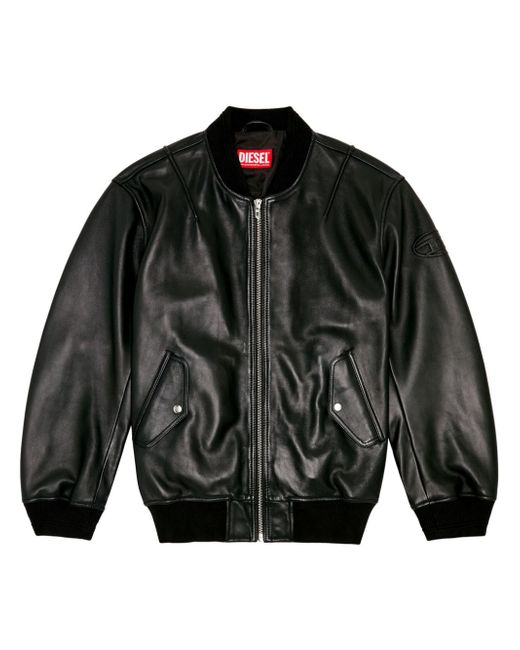 Diesel L-Pritts-New leather jacket