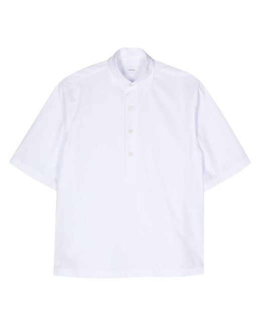 Lardini short-sleeve poplin shirt