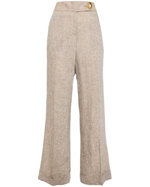Tory Burch linen flared trousers