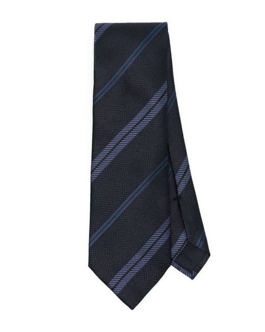 Tom Ford striped-jacquard tie