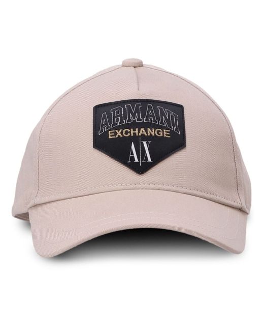 Armani Exchange Exchange logo-appliqué baseball cap