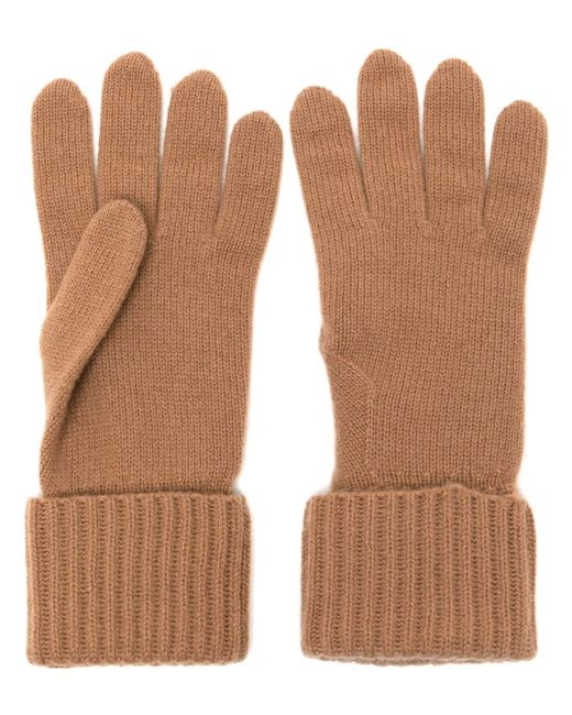 N.Peal ribbed gloves