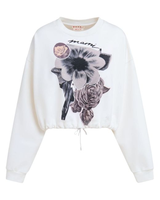 Marni floral-print sweatshirt