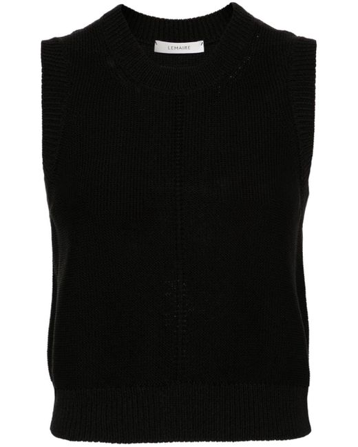 Lemaire sleeveless cropped vest