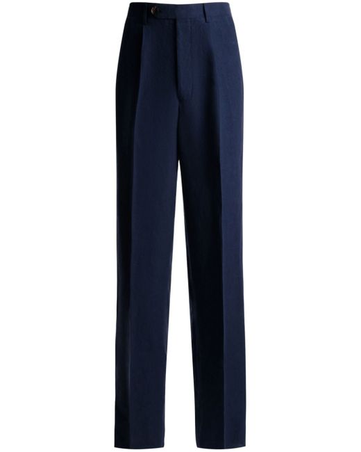 Bally straight-leg linen chino trousers