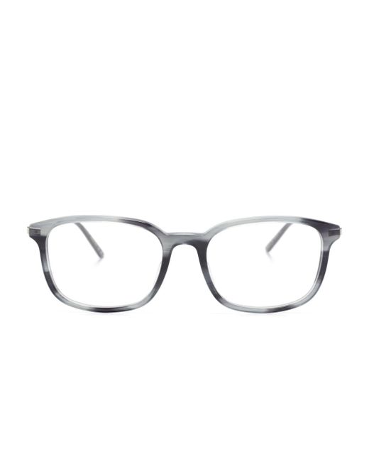 Gucci tortoiseshell rectangle-frame glasses