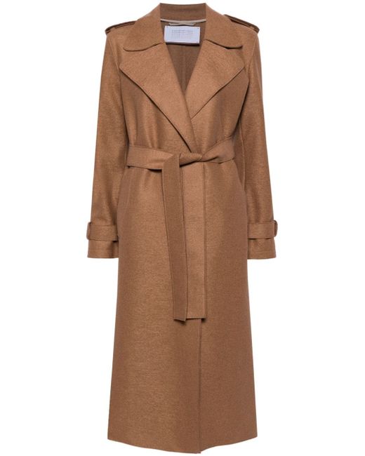 Harris Wharf London virgin-wool trench coat