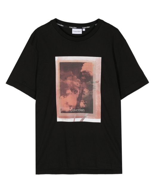 Calvin Klein photograph-print crew-neck T-shirt