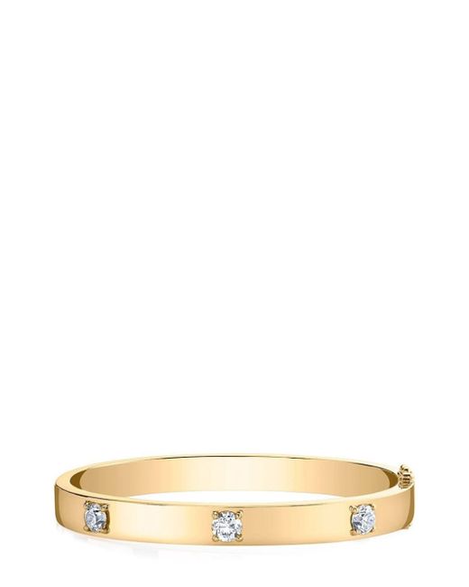 Anita Ko 18kt gold diamond bangle bracelet