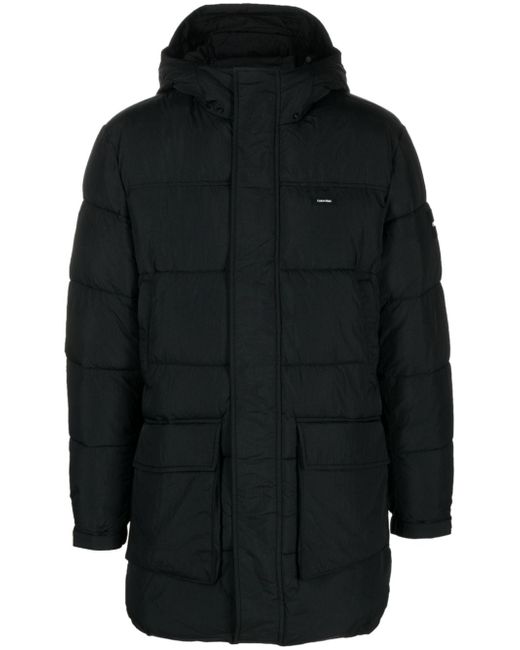 Calvin Klein hooded puffer jacket