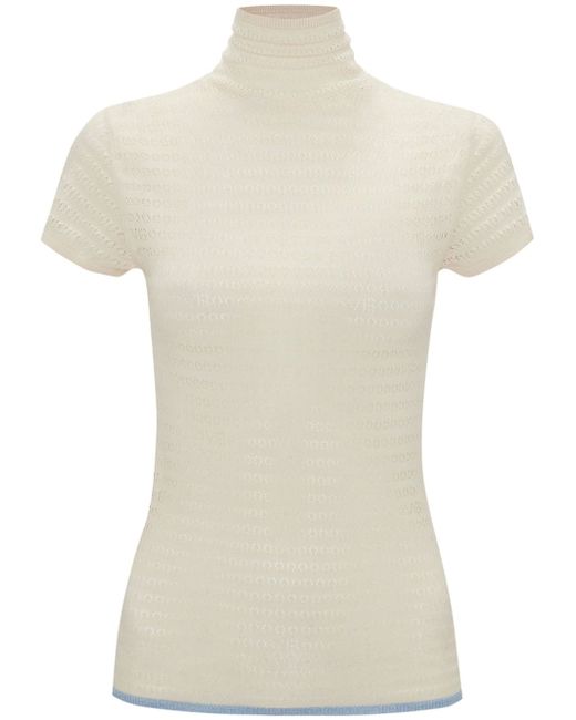 Victoria Beckham knitted polo top