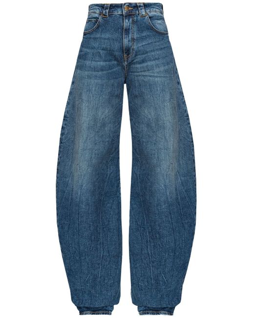 Pinko mid-rise tapered jeans