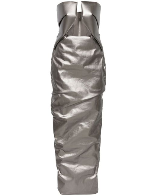 Rick Owens strapless cut-out maxi dress