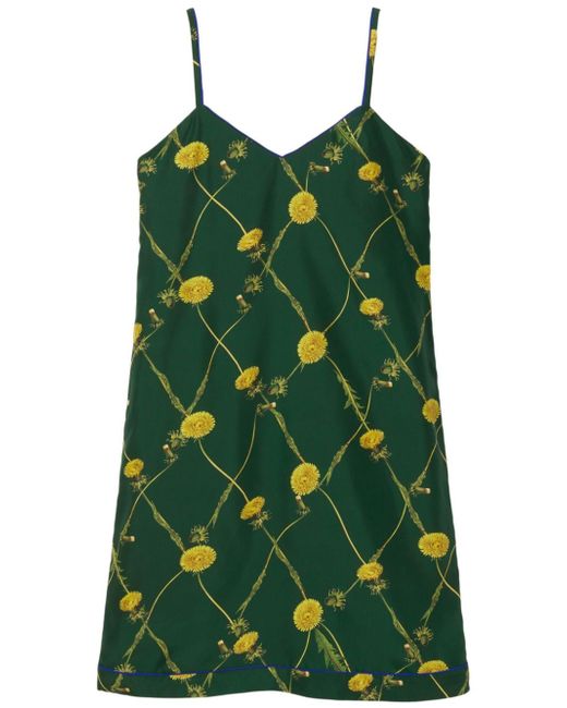 Burberry dandelion-print silk dress